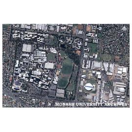 Aerial view of Monash University Clayton campus.