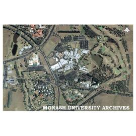 Aerial view of Monash University Gippsland campus.