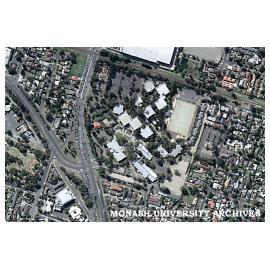 Aerial view of Monash University Peninsula campus.