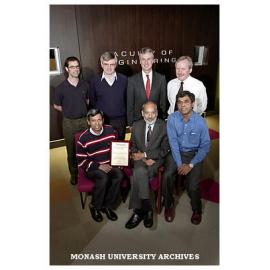 Maintenance Technology Institute staff with excellence award for research into improving the safety and reliability of Australian coal mining equipment.