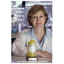 Dr Amanda Walmsley, part of a team that developed a plant-made vaccine for Newscastle Disease.