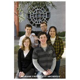 2008 Ancora Imparo Leadership Program participants from back: Jarrod Hodgson, Tyson Jones, Shin Nie, Clare Alomes and Andrew Roe.