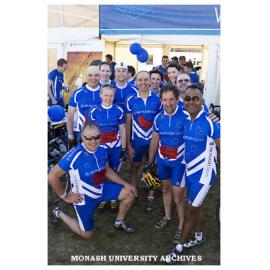 Members of Around the Bay in a Day team.