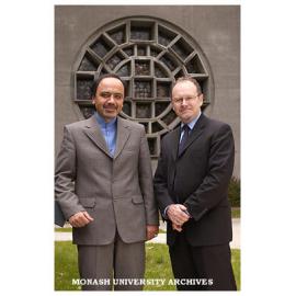 Iranian Ambassador Dr Hamid Aboutalebi with Professor Stephen Parker.