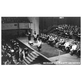Graduation ceremony at Melbourne Town Hall