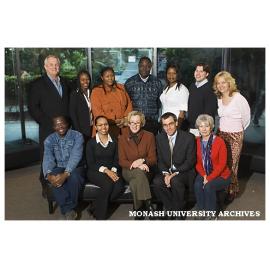 Academic staff from the School of Arts, Monash South Africa, visiting Clayton campus