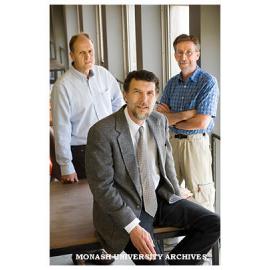Dr Wayne Gumley (left), Professor Richard Krever and Professor Richard Cullen, award winners at the 2006 Australasian Tax Teachers Association conference