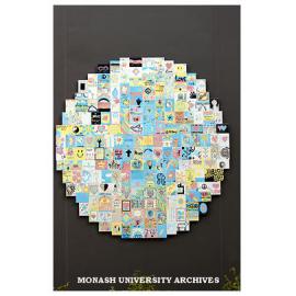 Tile memorial mural on the wall of Building 67 in memory of Mr William Wu and Mr Steven Chan.