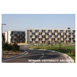 Student residences, Briggs Hall and Jackomos Hall, Clayton campus