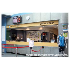 Service Desk at Sports and Recreation Centre, Clayton campus