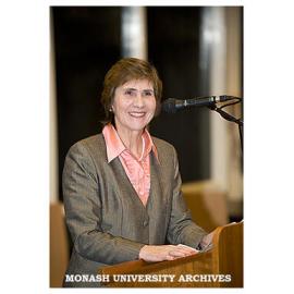 Professor Merilyn Liddell, at her farewell function