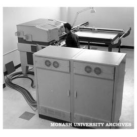 Computer Centre computerised stereo-mapping equipment