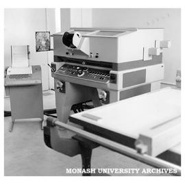 Computer Centre computerised stereo-mapping equipment