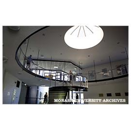 Stairwell at Gippsland campus (view inside the Knuckle)