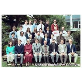 Materials Engineering staff and 4th year students.