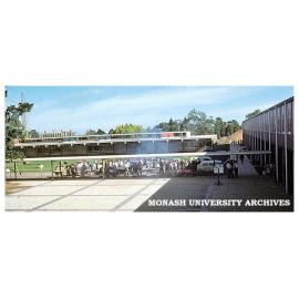 Student barbecue in the Science courtyard