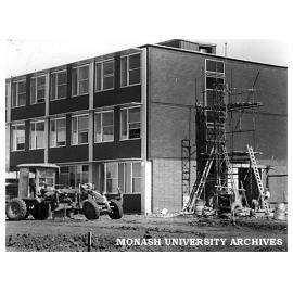 West end of senior Chemistry building (before later extensions), 1963