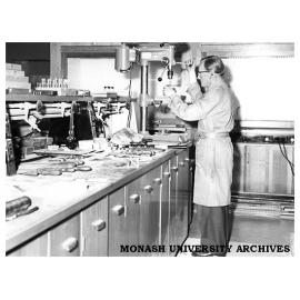 Senior Technical Officer Alec Ewen in Department of Chemistry workshop