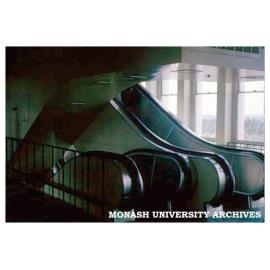 Escalators in Menzies Building, Clayton Campus