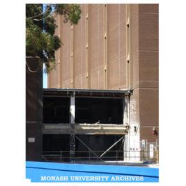 Renovation of entrance to Matheson Library, Clayton campus