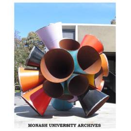 Sculpture 'Built Unbuilt Unbuildable', by James Angus, Clayton campus