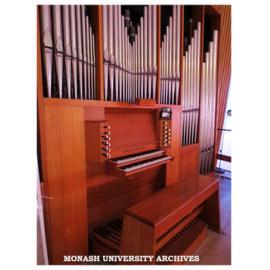 Ronald Sharp pipe organ, Religious Centre, Clayton campus