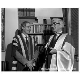 Vice Chancellor Ray Martin and Honorary Doctor of Laws, Sir James Forrest