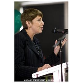 Ms Louise Adler, CEO and Publisher-in-Chief of Melbourne University Publishing, guest speaker at International Women's Day lunch