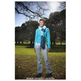 Postgraduate student Shyamala Nataraj, nominated as one of the 1000 Women for Nobel Peace Prize 2005 for her work on HIV/AIDS-related issues.