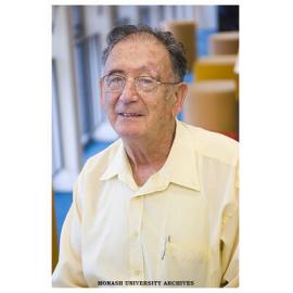 Leading holocaust and genocide academic Professor Yehuda Bauer, visiting from Hebrew University