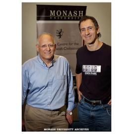 Professor Andrew Markus and Dr Philip Mendes, convenors of the 'Anti-Semitism in the contemporary world' conference