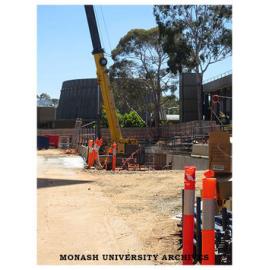 Chancellery Building construction site, Clayton campus