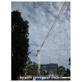 Chancellery Building under construction, Clayton campus