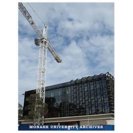 Chancellery Building under construction, Clayton campus