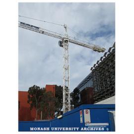 Chancellery Building under construction, Clayton campus