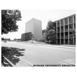 Alexander Theatre and Education Building (right)