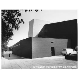 Rear view of Alexander theatre