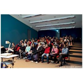 Berwick Open Day 2011 - attendees in lecture theatre