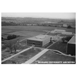 Administration Building with Main Library at right
