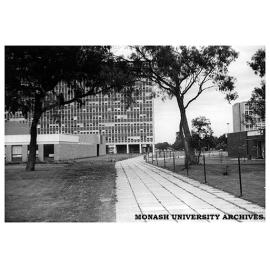 Menzies Building seen from Science lecture theatres