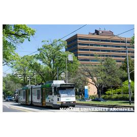 Manning Building with tram