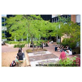 Courtyard between Sissons Building and Scott Building, Parkville