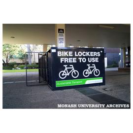 Bike lockers, Clayton