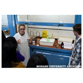 Chemistry demonstration - Clayton Open Day 2011