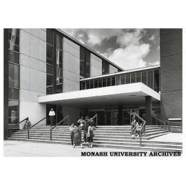 Entrance to Louis Matheson Library