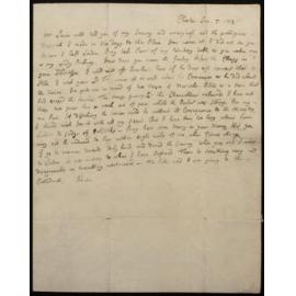 [Letter] 1713 June 7, Chester [to] Charles Ford, Whitehall, London