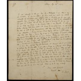 [Letter] 1713 April 30, London [to] William Diaper, Hampshire