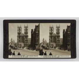 The coronation of H.M King George V. Historic Westminster Abbey where King George and Queen Mary were crowned