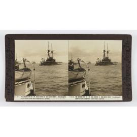 The coronation of T.M King George V. and Queen Mary. Dreadnoughts under review at the Naval Celebrations. Spithead