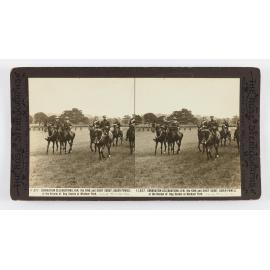 Coronation celebrations, H.M. the King and Chief Scout, Baden Powell at the review of boy scouts at Windor Park